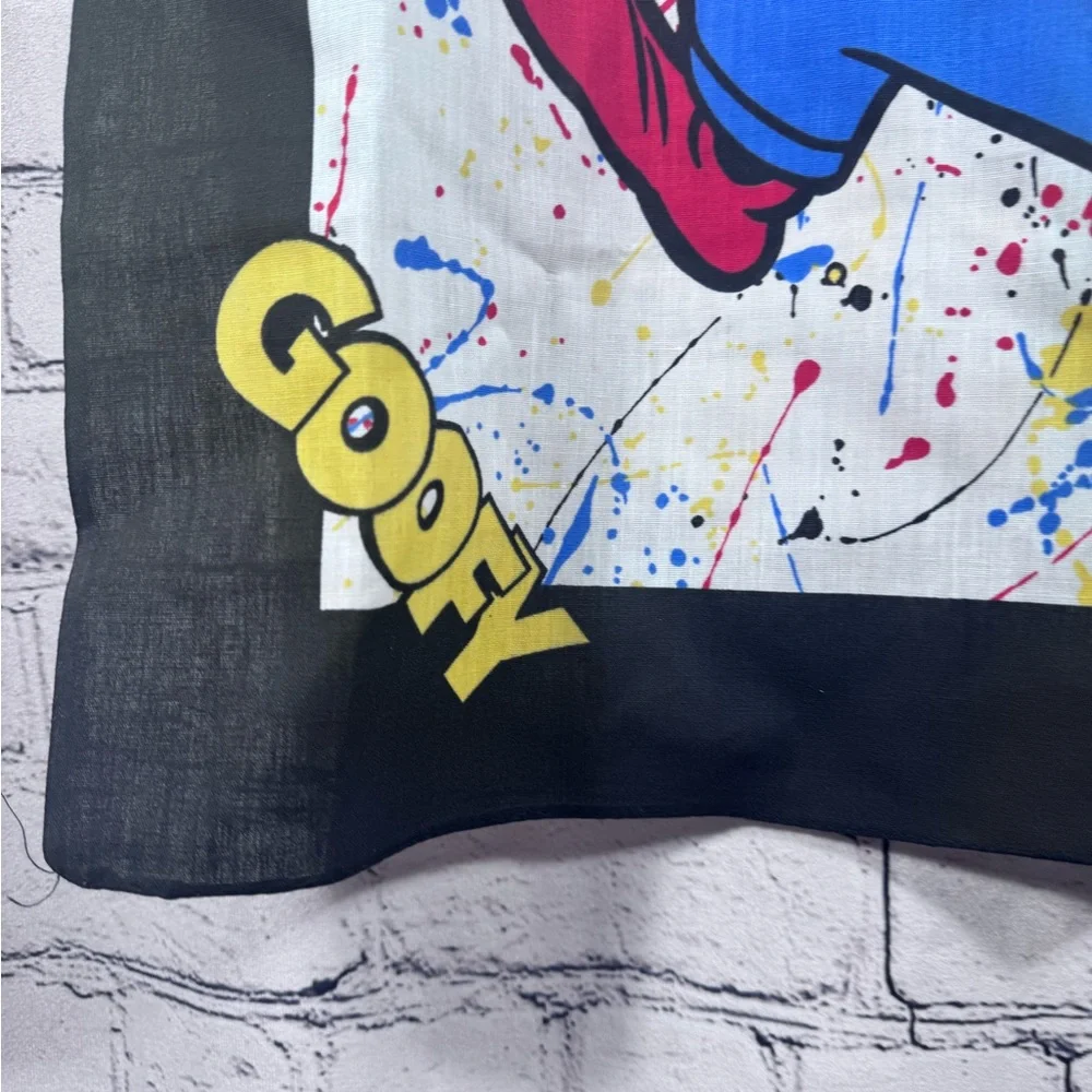 Vintage Goofy Paint Splatter J.A Woronowicz Bandana